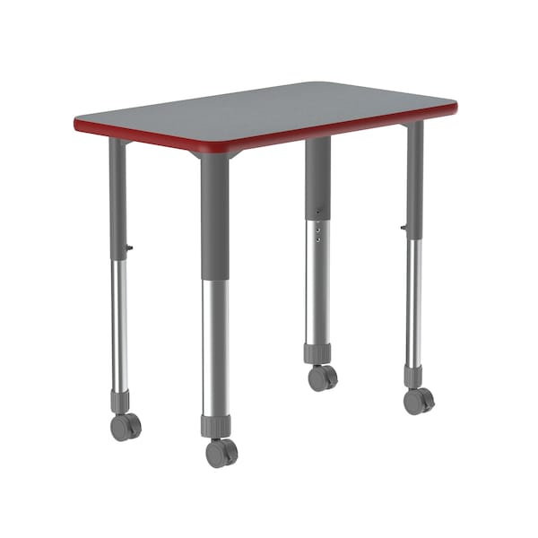 TFL Collaborative Desk - Casters - Rec